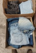 Twenty seven pairs of assorted pre-owned Levi's jeans (sold as seen).