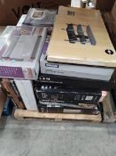 Heaters and TV stands (sold as seen).