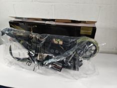 A boxed as new SereneLife SLTS13 Folding Kick Scooter, Camouflage.