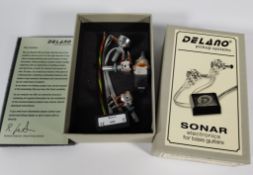 A boxed as new Delano Sonar 2 bass preamp.