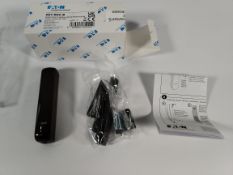 Twenty three as new Eaton slimline radio door contacts DET-RDC-B, brown.