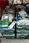Sixteen crates of assorted goods including homeware, adult and more (over 18s).