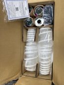 A set of HKS Hipermax touring adjustable springs for a Toyota GR Supra (A90).