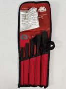 An as new MAC Tools 5-piece power drive chisel set (REF: C50PDPT).
