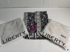 Two Liberty Fabrics and a Liberty Blooms summer tote.
