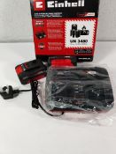An Einhell PXC-Starter-Kit, 2x 4,0Ah and twin charger (sold as seen).