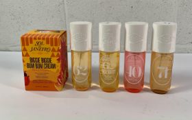 Four Sol de Janeiro perfume mist 240ml and Brazilian Bum Bum cream 500ml.