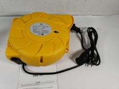 Four as new OXP-28B RS PRO 16+2M H05RR-F 1 Socket Type F - German Schuko cable reel, 230 V ac.