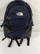 A pre-owned 'The North Face' Recon Backpack, blue.
