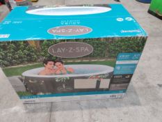 A boxed as new Lay-z-Spa Aruba Portable Spa.