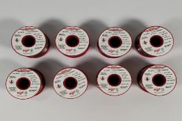 Eight reels of as new Multicore C 511 Solder Wire, Alloy: 60EN, Core: 5Core, DIA: 0.7mm, Crystal 511