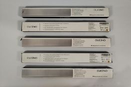 Five as new Cucino Magentic Knife Holders, Silver, 40cm (X001JXMWOH).