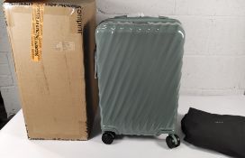 An as new Tumi 19 degree international expandable 4 wheeled, thyme, boxed (S139683-A639).