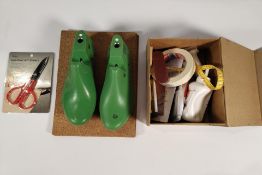 An I Can Make Shoes starter kit with components (part may be missing).