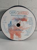 An as new Van-Damme 268-450-000 flexible cat 5E cable, 100m (REF: CB14764).