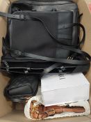 Nine pre-owned handbags etc., to include. Lulu Guinness, Rains and Coach.