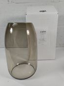 An as new Mater Luiku glass shade by Maija Puoskari, smoked (REF: 02912).