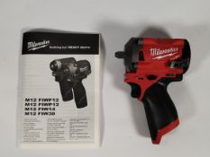 An as new Milwaukee M12 FUEL 3/8