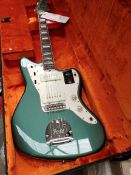 An as new Fender American Vintage II '66 Jazzmaster in Sherwood Green Metallic, rosewood board with