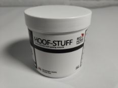 Approximately thirty eight Red Horse Hoof Stuff - honey and zinc hoof packing material, 290g tubs.