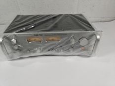 An as new EAR-Yoshino EAR 912 Preamplifier, Silver (UK adaptor required).