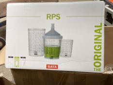 Two boxes of Sata RPS The Original Spray gun cups (600ml) (50 cups per box).