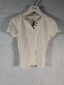 Twenty women's as new Urban Outfitters BDG Faith Henley Tops, Ivory, M.