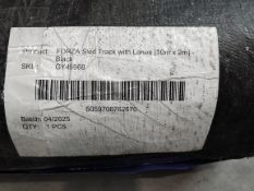 An as new Forza Sled Track with Lanes (GY45968), 10m x 2m, black.