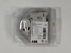 A box of approximately one hundred as new ABB SC2-A2 Shunt Trips (2CDS200909R0002).