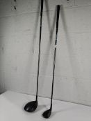 Two pre-owned golf clubs to include Calloway Edge 65 R Flex driver and Calloway Edge 75 R Flex 5 iro