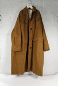 A Dries Van Noten jacket, light brown with tag, patterned inner lining (aw23-24 restonas rev 7251 10