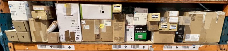 Assorted printer cartridges and related items (All items sold as seen).