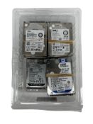Assorted pre-owned hard drives (Data wiped).