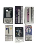 Five assorted vape kits including Aspire, Innokin, Lost Vape & Uwell (Over 18's only).