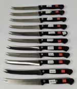 Eleven Wusthof tomato scallop blade knives 160mm (4105) (over 18s only).