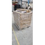 A pallet containing as new swing hinge sign holders (76mm) (124-48).