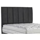 Sleepeezee, Spire 5’ Floor Standing Headboard. Double. Daytona Coal. RRP £599. 140H x 137W cm. Beaut