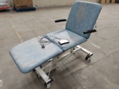 A pre-owned Medical Plinth 2000 3-section couch (sold as seen).
