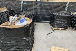 Three pallets of assorted commercial miscellaneous items.