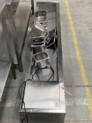 A countertop preparation fridge.