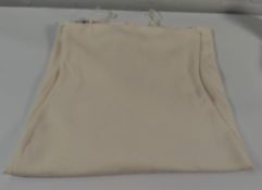 An as new Claud Pierlot tweed camisole size 38, 224 Rimatweed Ecru.