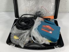 An as new Hapyvergo High Pressure Steam Cleaner, 1700W (UK conversion plug required).