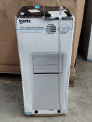 An as New Igenix 9000BTU 3-in-1 portable air conditioner with cooling, fan and dehumidifier function
