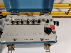 A pre-owned Thales TPWS Train Test Unit Mk2 with yellow track and lead.