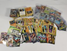 A quantity of assorted Pokemon TCG trading cards.