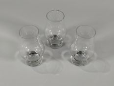 Three boxes of as new The Glencairn Glass Official Whiskey Glass, 6 per box (5060025553023).