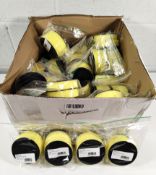 A quantity of circular V8 foam polishing pads- size 95mm x 25mm 2 pack (ERPA01P).