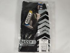 An as new Dassy Matrix Minus Stretch Work Trousers, Black, Size - UK 36 (201070).
