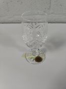 Ten boxes of six Loretta sherry goblets - 7cl.