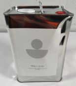 A sealed as new Trulli Ulivi Italian Extra Virgin olive oil - 3 litre tin, slight dents to container